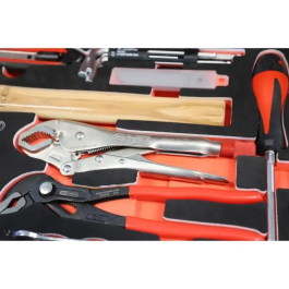 Ks Tools 714.0184 Juego de Herramientas con 2 Cajones para Carro - 184 Piezas