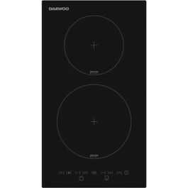 Daewoo Placa de inducción BH3ITF25BNM 2 fuegos 30 cm Negro