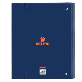 Carpeta de anillas Kelme Navy blue Naranja Azul marino (27 x 32 x 3.5 cm)
