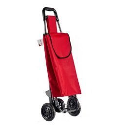 Carro de Compra Rojo Kinvara 22x98x38 cm - Tela, Plástico, Metal (6 Unidades) Carro de Compra Rojo Kinvara 22x98x38 cm - Tela, Plástico, Metal (6 Unidades)