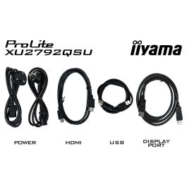 Iiyama Monitor ProLite XU2792QSU-B6 27" IPS WQHD 100Hz 0.4ms USB HDMI DisplayPort