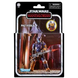 HASBRO Figura Paz Vizsla The Mandalorian Star Wars 9,5cm Articulada con Accesorios