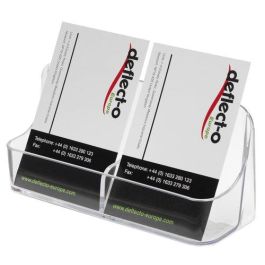 Portatarjetas Sobremesa Deflect-O 2 Compartimentos Vertical Cristal Precio: 2.50000036. SKU: B1FHPKBK8E
