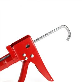Workpro Pistola selladora 230 mm con eje rotativo, función corta punta y rompesello, roja