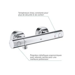 Mezclador termostático de ducha - Precision Get THM GROHE - Cromo