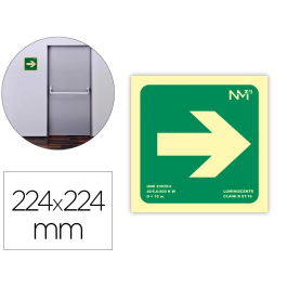 Señal Homologada Fotoluminiscente Flecha Derecha Pvc Verde Precio: 8.49999953. SKU: B19N6ZW669