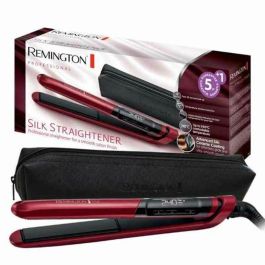 Remington S9600 Plancha de Pelo de Seda Cerámica Avanzada, Placas XL 110mm, Temp. 150-240°C, Calentamiento Rápido, Estuche