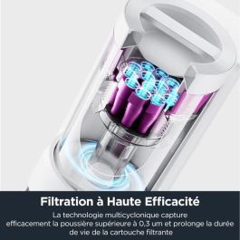 Aspiradora robot - EUREKA E10S Blanco - 4000 Pa - 180 min - 200 ml Aspiradora robot - EUREKA E10S Blanco - 4000 Pa - 180 min - 200 ml