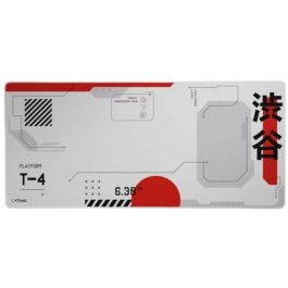 Trust Gaming GXT 759 Alfombrilla Gaming XXL 900x400x3mm Blanca, con Bordes Cosidos y Base Antideslizante para Ratón y Teclado