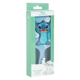 Cerdá Cepillo de Pelo Rectangular Stitch Azul para Niños +3 Años - 17x21.6x4 cm