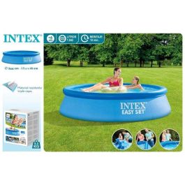 Piscina hinchable redonda easy set (capacidad 1942 litros) (+ 6 años) 244x61 cm