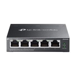 TP-Link ES205G Switch Gestionado Gigabit Ethernet 5 Puertos PoE Negro