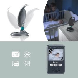 Babymoov Babyphone Video Essential 2.4'' con Pantalla Digital, Función VOX y Visión Nocturna, Alcance 250m