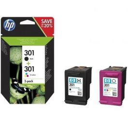 Hp Tinta Negro + Tricolor C-M-Y Deskjet 5150,5550,5652,5850 -Nº 301 Pack 4 Colores Precio: 46.99000031. SKU: S8410025