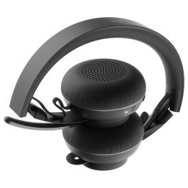 Logitech Zone Wireless UC Auriculares Inalámbricos para Oficina/Centro de Llamadas, On Ear, Grafito, Optimizados para Unified Communications (UC)
