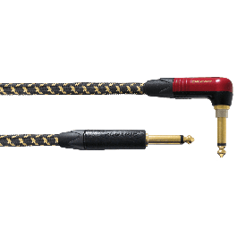 Cordial Cable de Guitarra Jack Acodado Silent Tweed 25th Anniv 3M