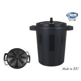 Dem Cubo Basura con Tapa 25L Negro 43x34x44 cm (6 Unidades) Precio: 31.89000012. SKU: B17JS9C9EC