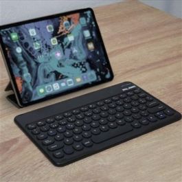 Elbe TE-102-BT Teclado Bluetooth Slim Negro para Windows, iOS, Android y Smart TV