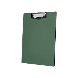 Q-connect Carpeta Miniclip Superior DIN A4 Plástico 50% Reciclado Verde Oliva Grosor 2.1 mm