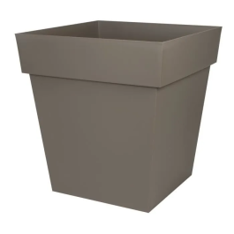 Eda Maceta Cuadrada Toscana 50 cm - 87 L - Taupe para Exterior e Interior, Jardín o Terraza Precio: 58.49999947. SKU: B153BD5KQJ