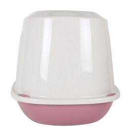 Georplast WC para Mascotas, Arenero Cerrado con Puerta – 57 cm Largo x 39.5 cm Ancho x 38 cm Alto (7 Unidades)