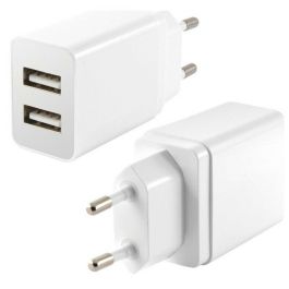 Cargador de Pared KSIX 2 USB 2.4A Blanco Precio: 8.49999953. SKU: B16BPEJR5D
