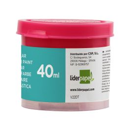 Tempera Liderpapel Escolar 40 mL Magenta 5 unidades