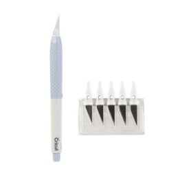 Cricut 2004843 Cuchilla de corte para máquinas de corte, color Azul y Blanco