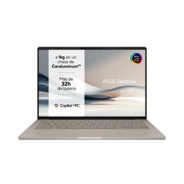 ASUS Zenbook A14 OLED UX3407QA-QD283W - Portátil 14" WUXGA, Snapdragon X, 32GB RAM, 1TB SSD, Windows 11 Home, Beige Zabriskie ASUS Zenbook A14 OLED UX3407QA-QD283W - Portátil 14" WUXGA, Snapdragon X, 32GB RAM, 1TB SSD, Windows 11 Home, Beige Zabriskie