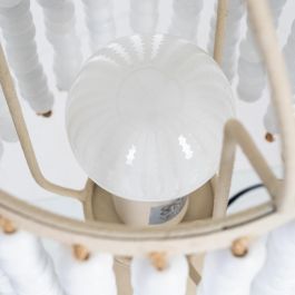 Lámpara Mesa Blanco Dm-Metal 19 X 19 X 61 cm