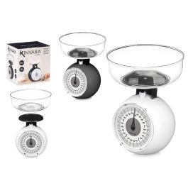 Kinvara Báscula de Cocina Digital 5 kg con Recipiente Redondo 1100 ml Surtido 18x23x18 cm (12 Unidades) Precio: 60.69000025. SKU: B187G54ATZ