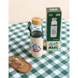ERIK Botella de cristal BT21 Mang con funda de neopreno 500ml