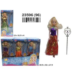 Figura muñeca princesa, con varita en caja 13x31.5x4 cm Precio: 2.50000036. SKU: B1G9NJN4LL
