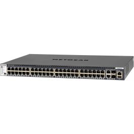 NETGEAR GSM4352S - Switch gestionado L3 52 puertos (48x RJ45 Gigabit, 4x SFP+ 10G) Apilable - Para rack