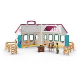 Schleich 42703 Horse Club - Conjunto de establo transportable, a partir de 4 años