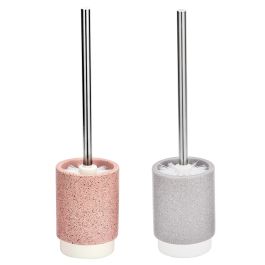 DKD Home Decor Escobillero Gris Rosa Palo Dolomita 9.8 x 39 x 9.8 cm (2 Unidades) Precio: 11.22396. SKU: S3036712