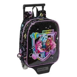 Mochila Escolar con Ruedas Monster High Negro 22 x 27 x 10 cm Precio: 21.6900002. SKU: B14QG6HZCJ
