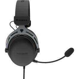 GENESIS Toron 531 Auriculares Gaming Alámbricos Diadema con Micrófono Boom Extraíble, Transductores 50mm, Multiplataforma, Negro