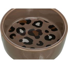 Comedero para Perro Trixie Leo Marrón Cerámica Ø 12 cm 300 ml