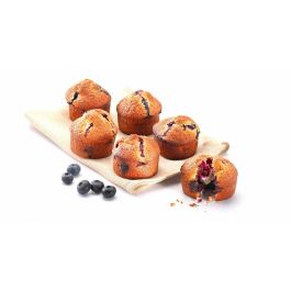 Pyrex 1452001 Molde para muffins Redondo, Acero al carbono, Antiadherente, 6 cavidades
