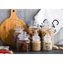 La Mediterranea Tarro de Vidrio Cuisine 11 cm x 15 cm (12 Unidades)