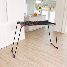Vileda Infinity Flex Ultimate Tendedero extensible Negro mate, extensible hasta 2 m, 30 m de tendido