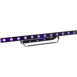 Algamlight Barra LED UV Barwash 36 para escenarios y eventos - 12x3W LEDs Ultravioleta 36W DMX