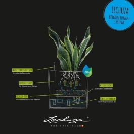 Lechuza 442087 Jardinera CUBE Cottage 50 TODO EN UNO Granito