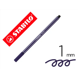 Stabilo Pen 68 Rotulador Acuarelable Azul Prusia Punta Gruesa 1mm Uso Escritura y Dibujo Tinta Base Agua Precio: 11.49999972. SKU: B1854HK749