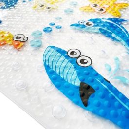 Thermobaby Alfombra de Baño Antideslizante para Bebé con Estampado de Animales Marinos - Ajuste Universal
