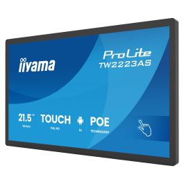 Iiyama TW2223AS-B3P - Panel Interactivo Táctil de 21,5" Full HD IPS (1920x1080) con Android 14, Procesador Rockchip RK3576, USB-C, Wi-Fi 6, PoE, 24/7, Montaje VESA