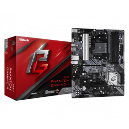 Asrock B550 Phantom Gaming 4 AMD B550 Zócalo AM4 ATX Asrock B550 Phantom Gaming 4 AMD B550 Zócalo AM4 ATX