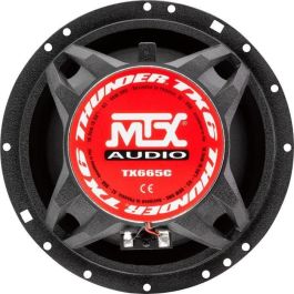 MTX TX665C 16.5cm Altavoces coaxiales de 2 vías 90W RMS 4O chasis de aluminio tweeter de neodimio bobina de domo de seda TSV TIL