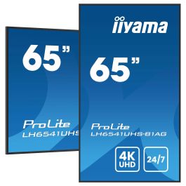 iiyama 65" 4K UHD IPS 3840x2160 25% Haze Monitor para Uso Profesional 24/7 Landscape y Portrait con Media Player USB Precio: 949.50000024. SKU: B1F53MKRGT
